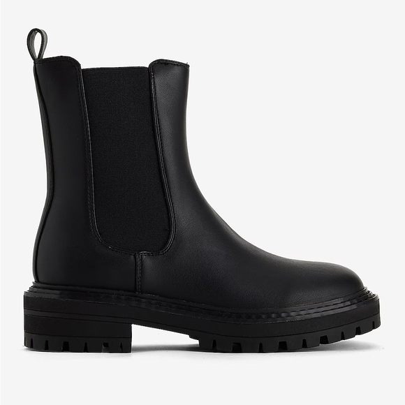 NWT EXPRESS Gore Lug Sole Ankle Boots - Picture 2 of 4